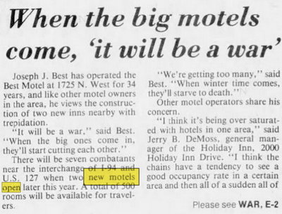 Best Motel - Mar 27 1988 Article